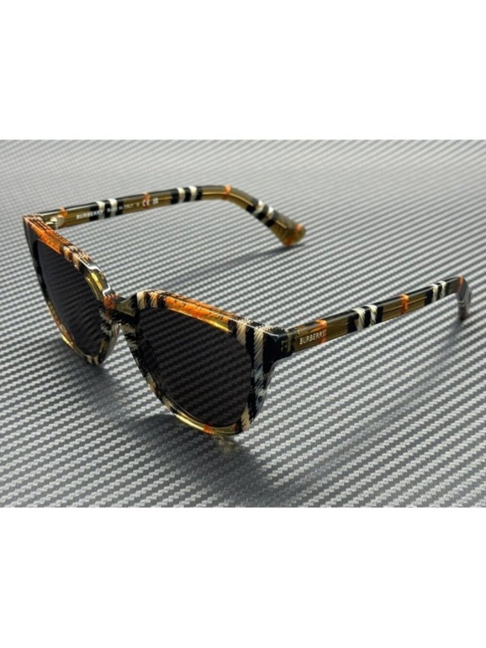 New Burberry Women Check Sand Sunglasses -18-140